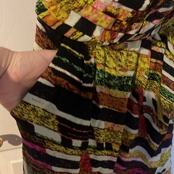 NWT Charlie Jade silk strapless dress size small - Picture 6 of 9